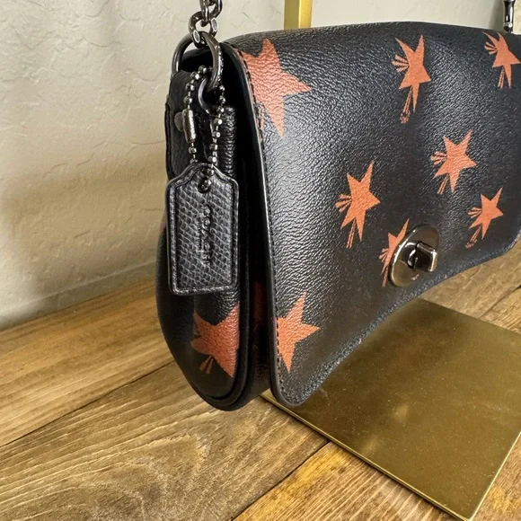 EUC COACH STAR CANYON Black shoulder bag/missing strap - Picture 4 of 7